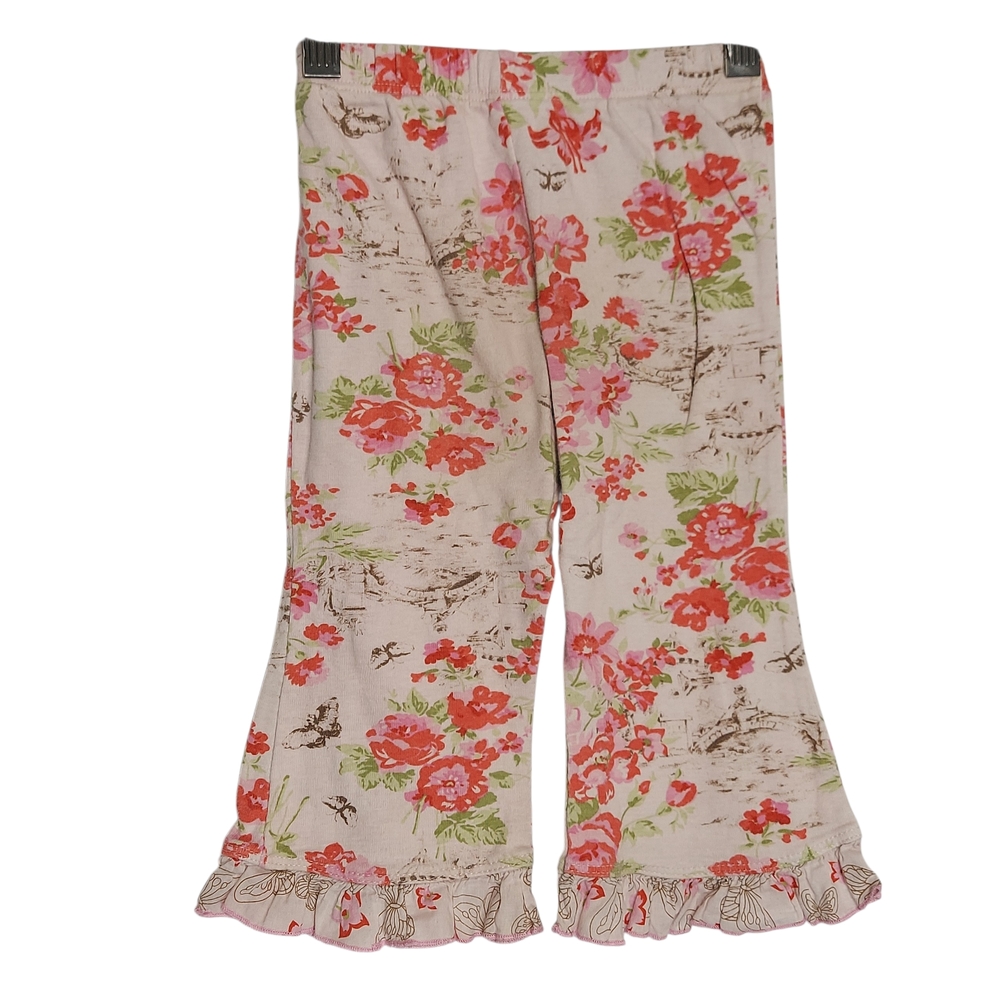 Floral Baby Nay Top and Bottom Outfit with Ruffle Details - Picture 9 of 10